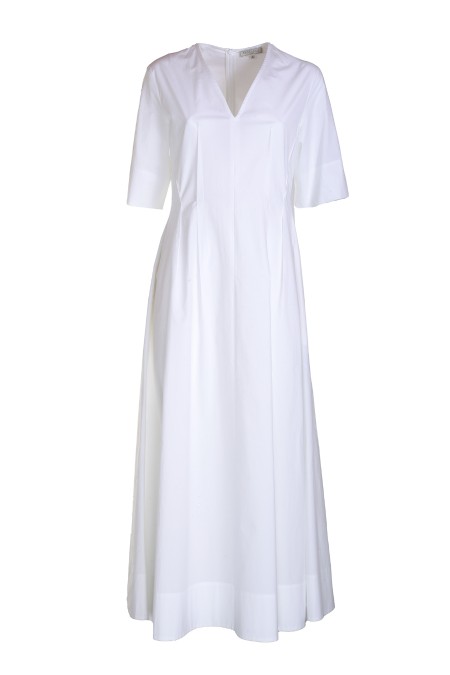 Shop ANTONELLI  Abito: Antonelli abito in cotone elasticizzato.
Lunghezza midi.
Maniche corte.
Chiusura posteriore con zip.
Composizione: 95% cotone 5% elastan.
Fabbricato in Italia.. LIME J6460 135B-020
